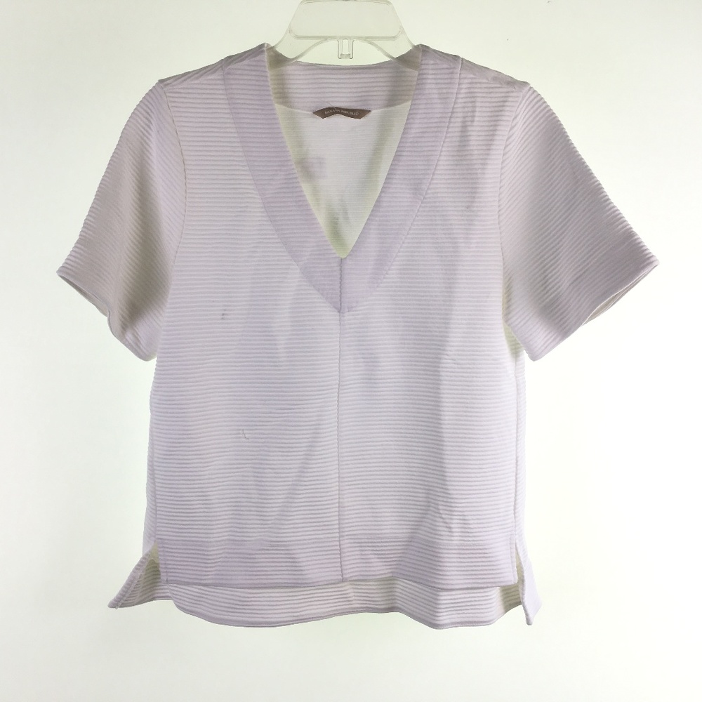 Banana Republic White Knit Top E9215921